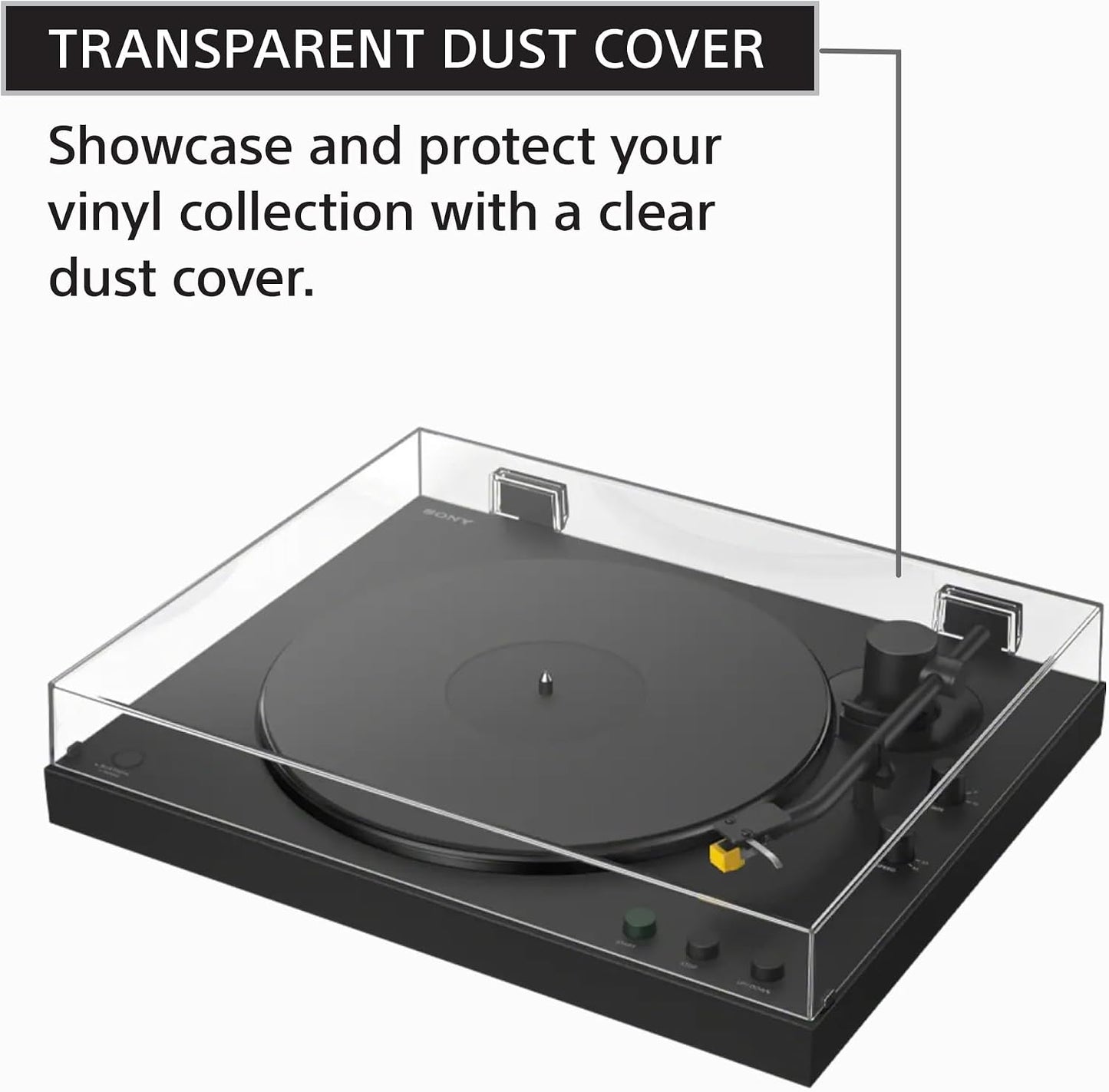 Sony PS-LX5BT Premium Wireless Bluetooth Turntable with Full Auto Playback | Included Audio Cable, Vinyl Record Player, Built-in Phono EQ, Wired & Wireless Connection, Premium Componentry, 2026 Model