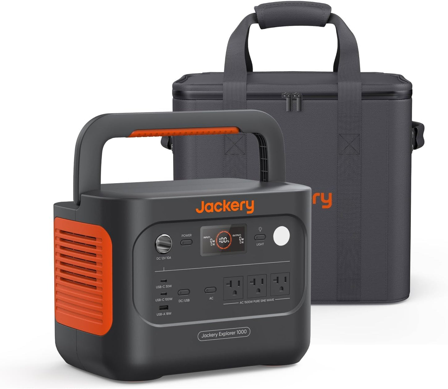 Jackery Solar Generator 1000 v2 with 200W Solar Panel,1070Wh Portable Power Station LiFePO4 Battery,1500W AC/100W USB-C Output, 1Hr Fast Charge for Outdoor,Off-Grid Living,RV,Emergency