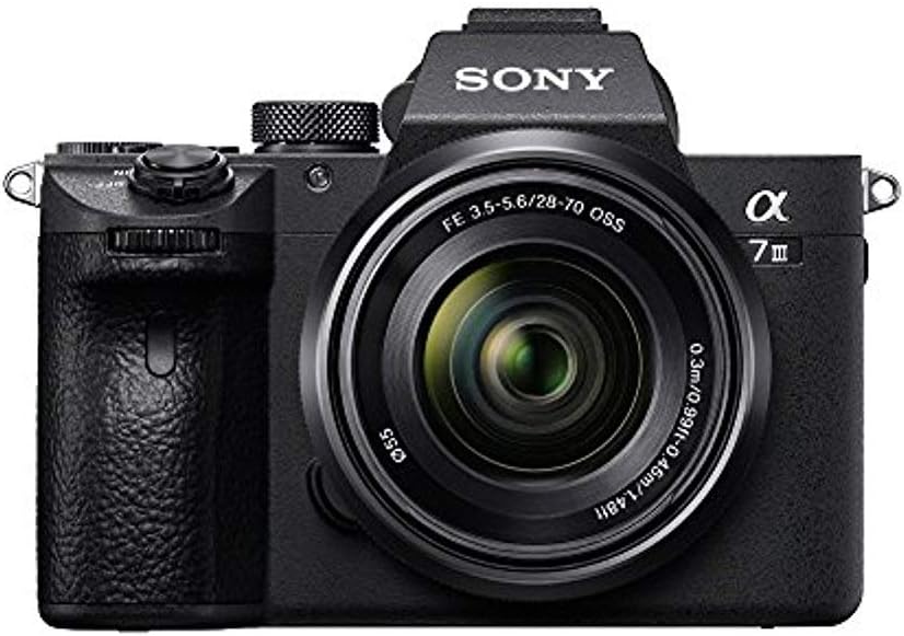 Sony Alpha A7 III 24.2MP Full Frame Mirrorless Camera with 28 70mm (Black) | Fe 28-70mm F3.5-5.6 Oss Kit, 693-Point Af, 5-Axis Ibis, 4k30, 3.0 Tilting LCD