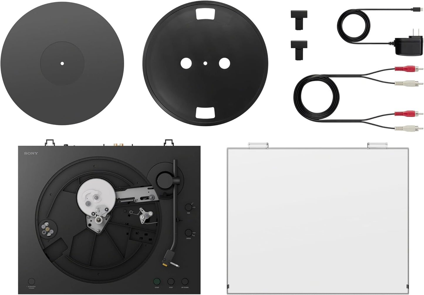 Sony PS-LX5BT Premium Wireless Bluetooth Turntable with Full Auto Playback | Included Audio Cable, Vinyl Record Player, Built-in Phono EQ, Wired & Wireless Connection, Premium Componentry, 2026 Model