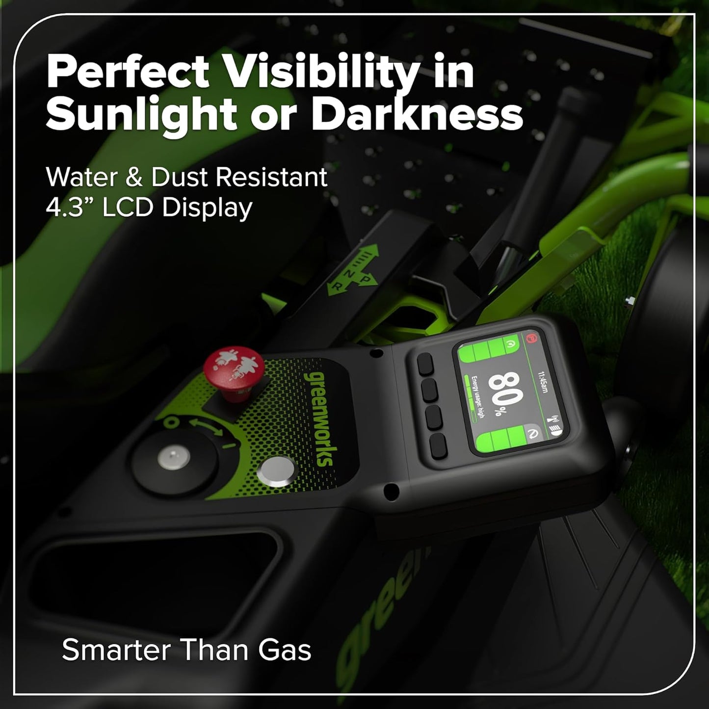 Greenworks 80V 42" CrossoverZ Zero Turn Riding Lawn Mower, (6) 6.0Ah Batteries and 600W Charger
