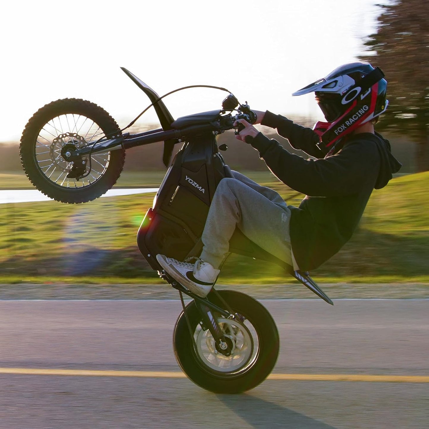 Yozma IN10 Electric Dirt Bike, 2600W 40MPH Electric-Motorcycle with 48V/23AH Battery Ebike, Full Hydraulic Brakes and Suspensions Mountain Off-Road E Dirt Bike, for Teens & Adults