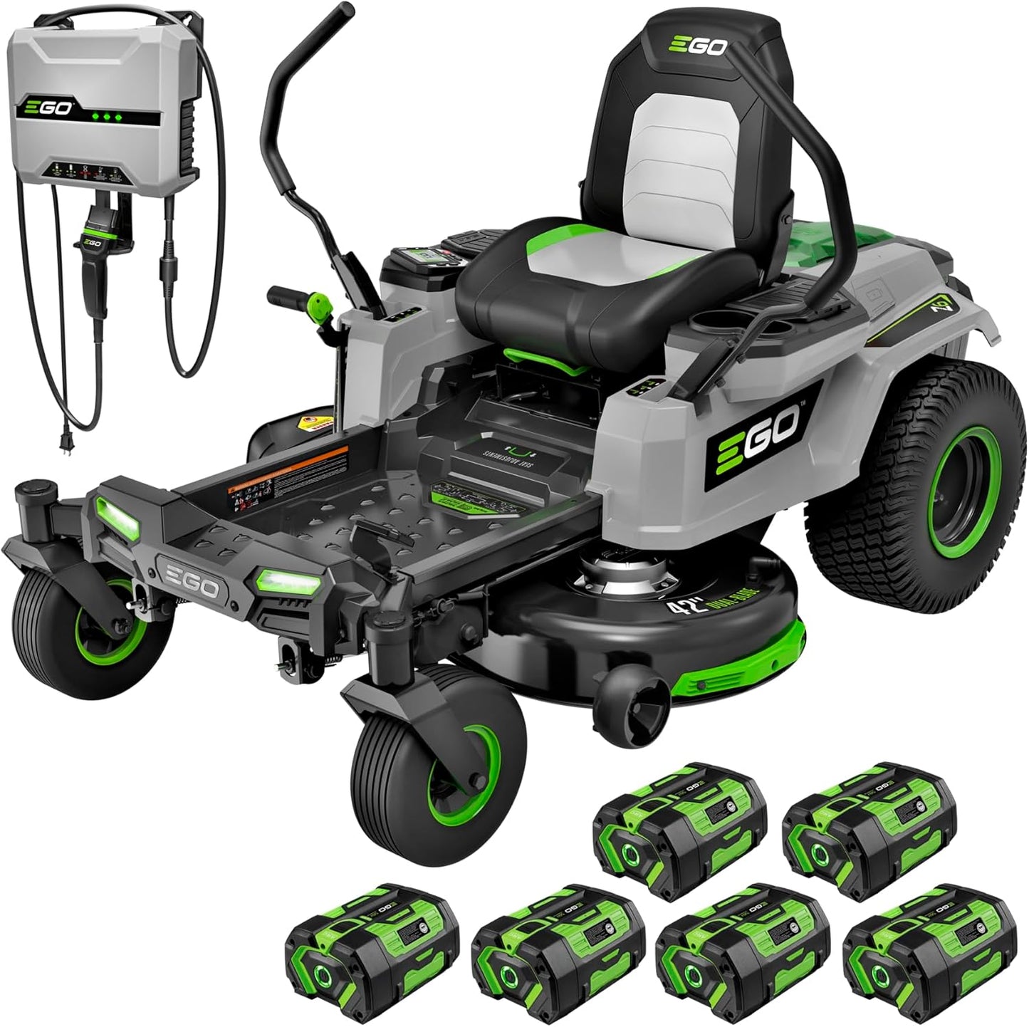 EGO Power+ Z6 e-Steer Zero Turn Electric Riding Lawn Mower, 42" - ZT4215S