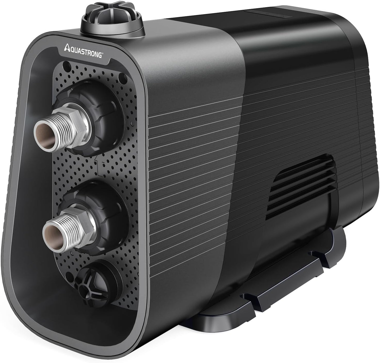 Aquastrong Whole House Water Pressure Booster Pump 80 PSI, 115V Automatic Variable Speed, Constant Pressure, Integrated Design, Self-Priming, for Home, Apartment, Shower, Garden, Shallow Well,Smart 45