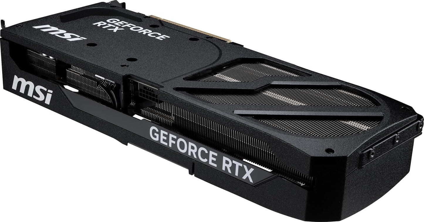 msi Gaming RTX 5080 16G Ventus 3X OC Black Graphics Card (16GB GDDR7, 256-bit, Extreme Clock 2640 MHz, DisplayPort x 3 2.1a, HDMI 2.1b, NVIDIA Blackwell Architecture)