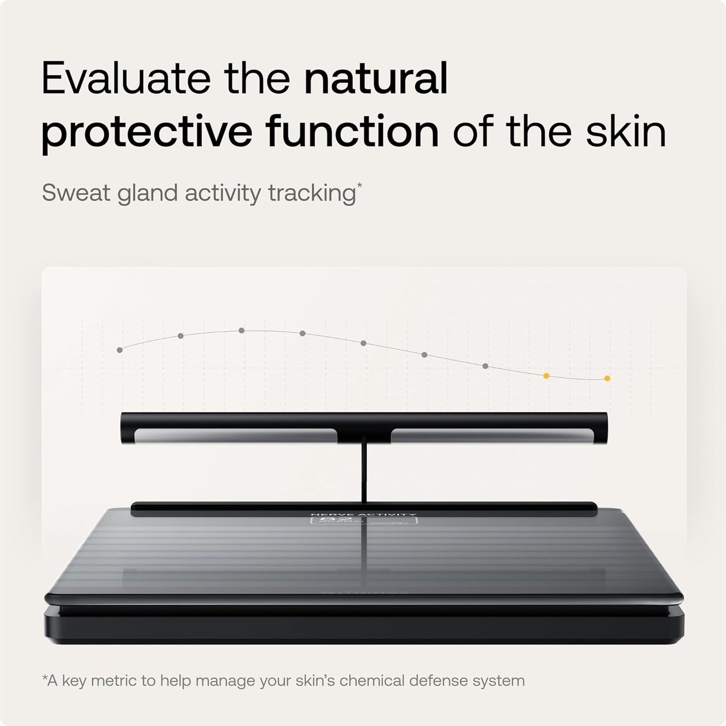 WITHINGS Body Scan - Smart Scale with Segmental Body Composition Analysis, Weighing Scales Body Weight & Vascular Age, Visceral Fat, Heart Rate, iOS/Android, Black