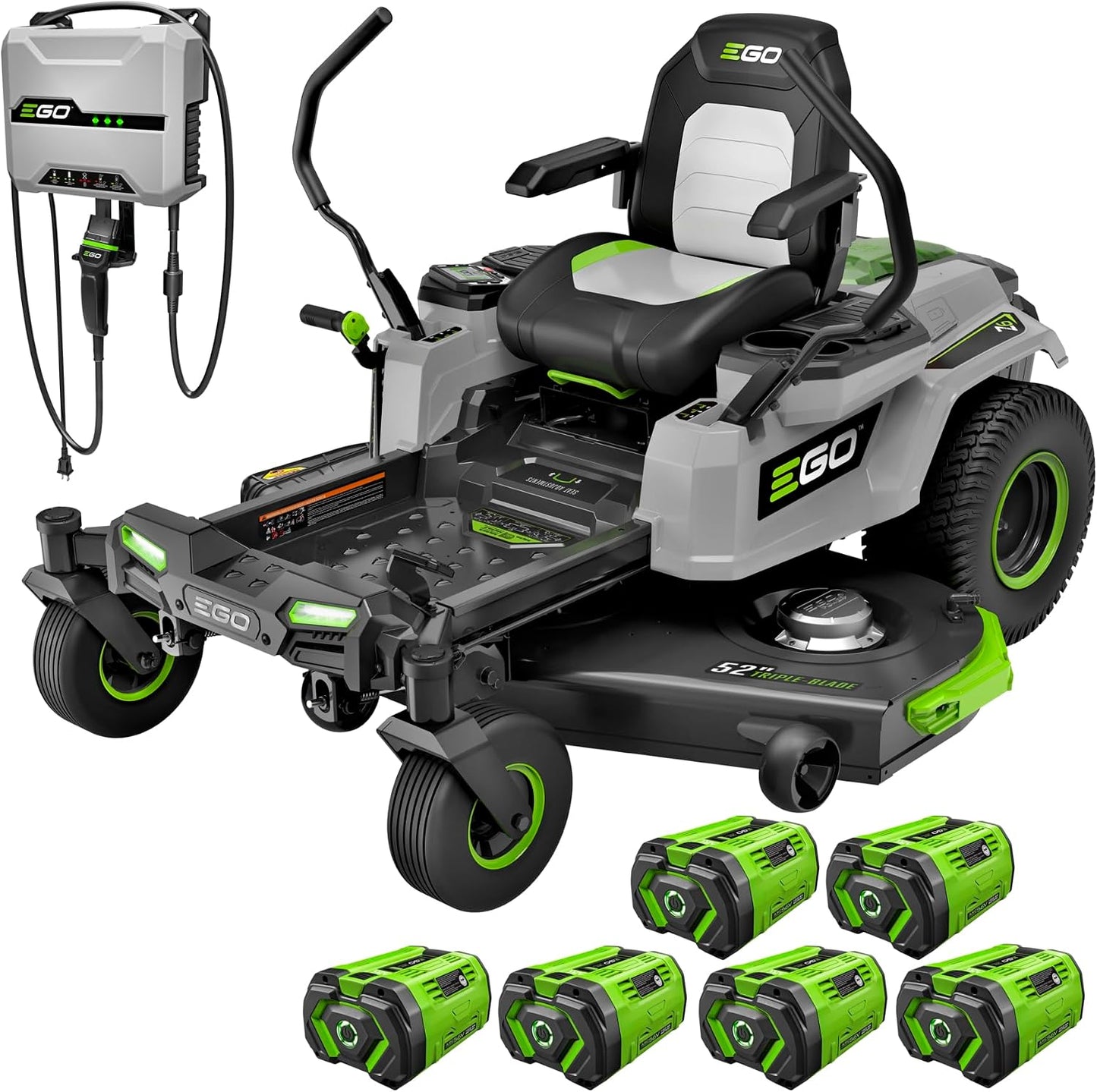 EGO Power+ Z6 e-Steer Zero Turn Electric Riding Lawn Mower, 42" - ZT4215S