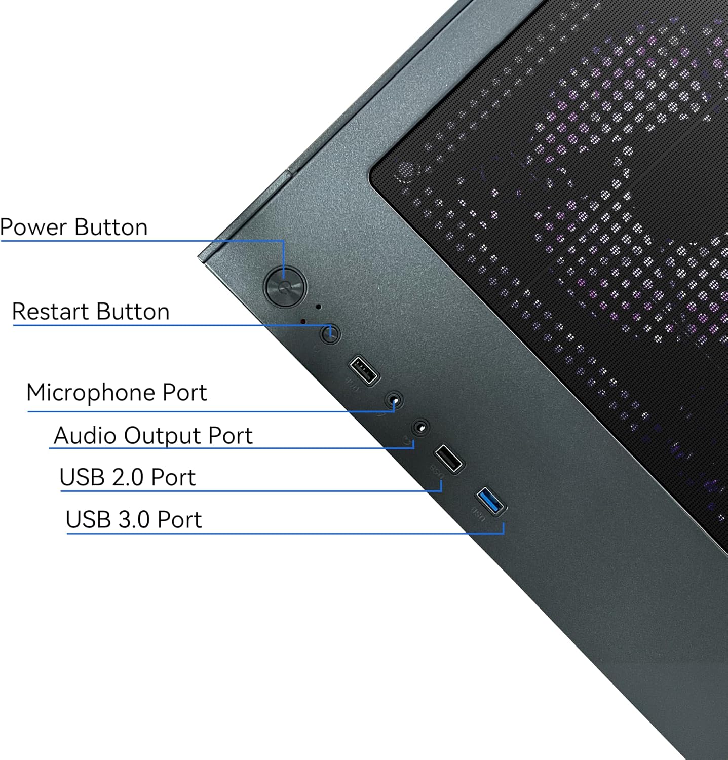 YAWYORE Gaming PC Desktop Computer AMD R5 5600GT 16GB 1TB NVMe Towers WiFi | 16GB DDR4 3200MHz, 1TB M.2 NVMe PCIe, 550W 80PLUS PSU, WiFi BT, Game Design Office Console