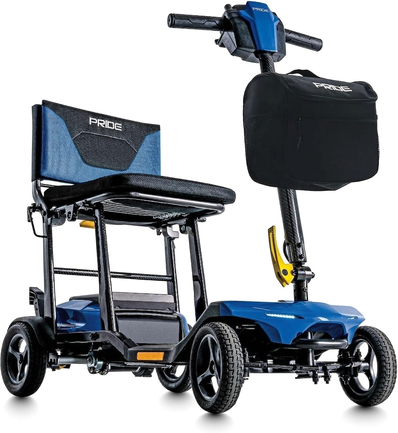 Pride Mobility Go-Go Super Portable Travel Lightweight Folding Mobility Scooter | up to 4.5 mph Go Go Scooter for Seniors, Adults, Elderly | Airline-Compliant Lithium Battery (Mint)