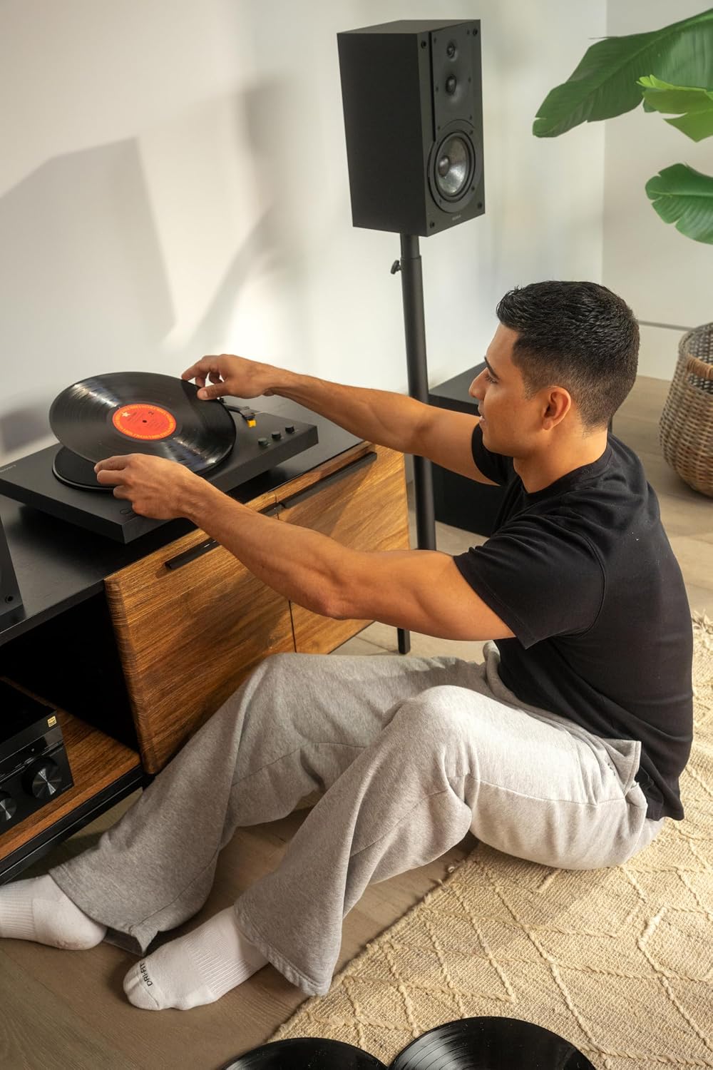 Sony PS-LX5BT Premium Wireless Bluetooth Turntable with Full Auto Playback | Included Audio Cable, Vinyl Record Player, Built-in Phono EQ, Wired & Wireless Connection, Premium Componentry, 2026 Model