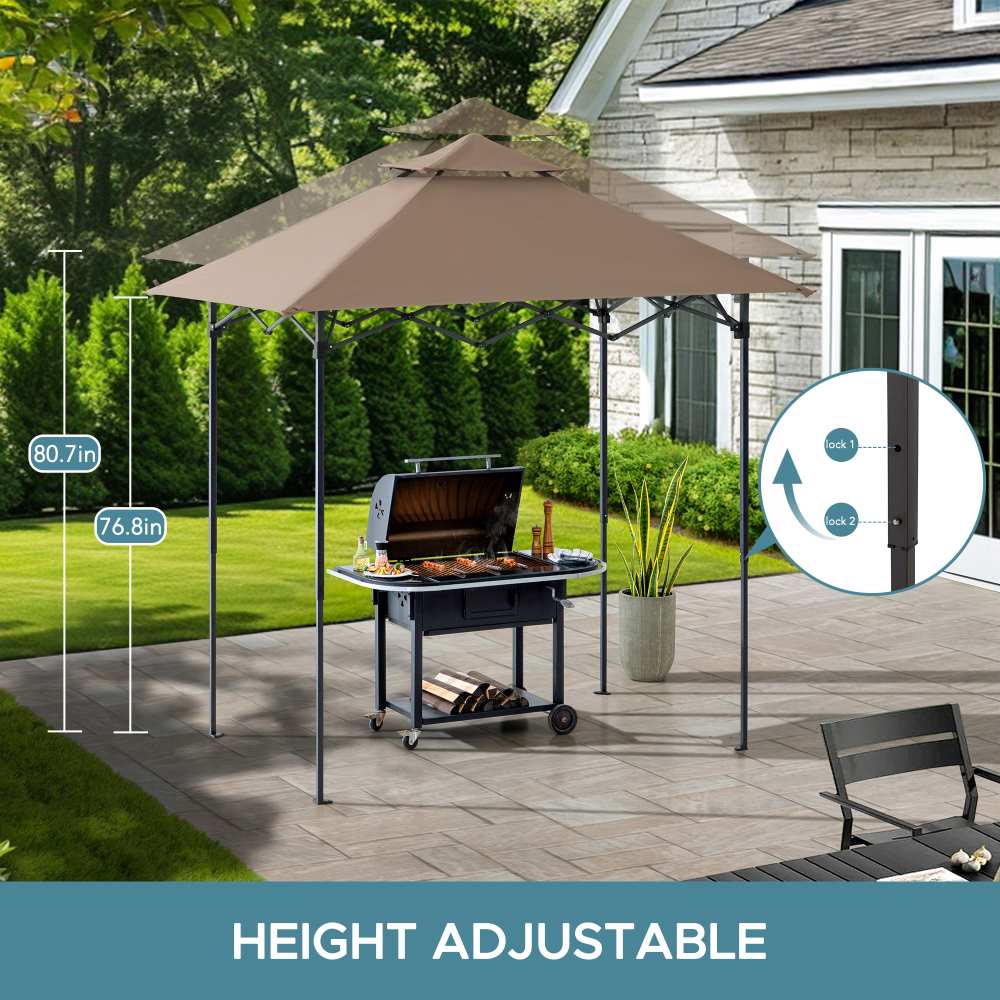 Nomad Portable Grill Station - Brown, 8x5