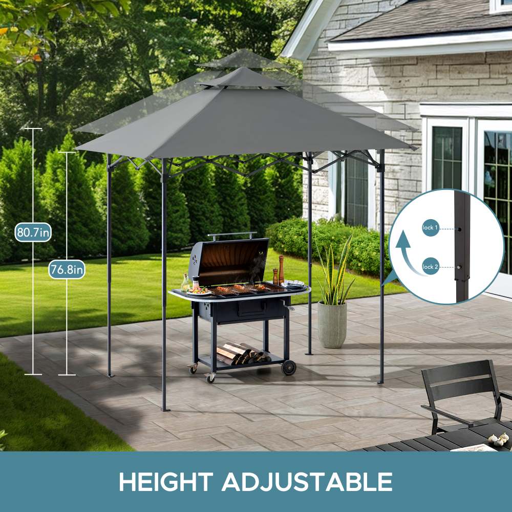 Nomad Portable Grill Station - Gray, 8x5