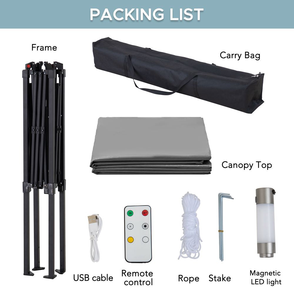 Nomad Portable Grill Station - Gray, 8x5