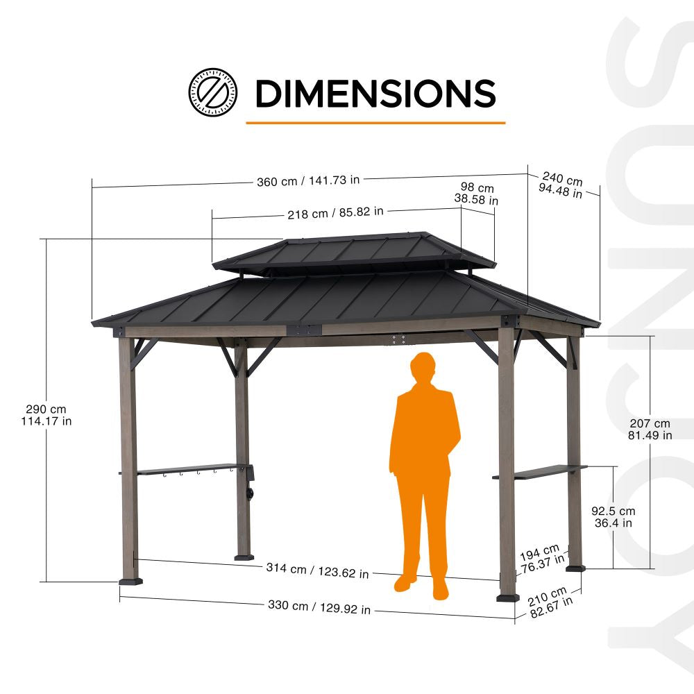 Pro-Grill Performance Station - Black, 8x12