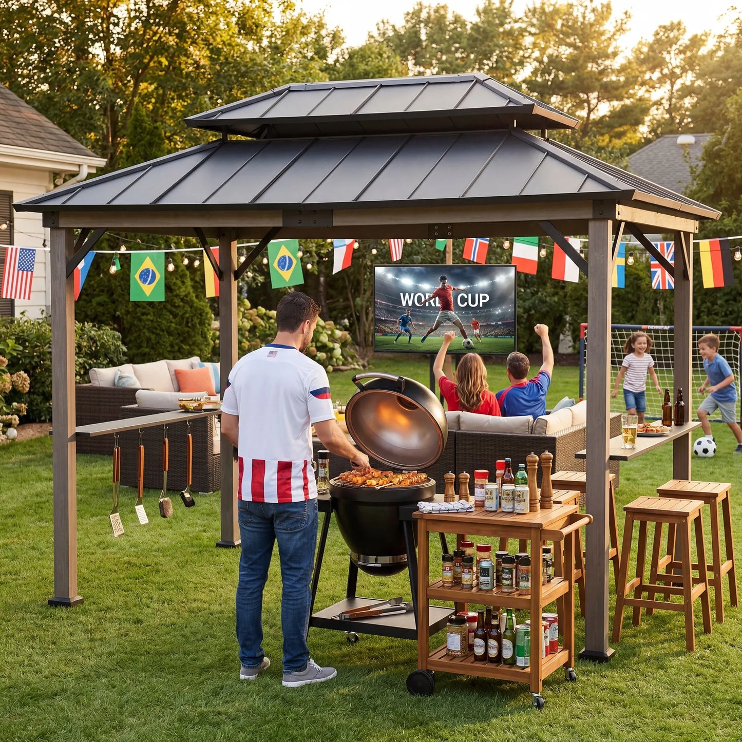 Pro-Grill Performance Station - Black, 8x12