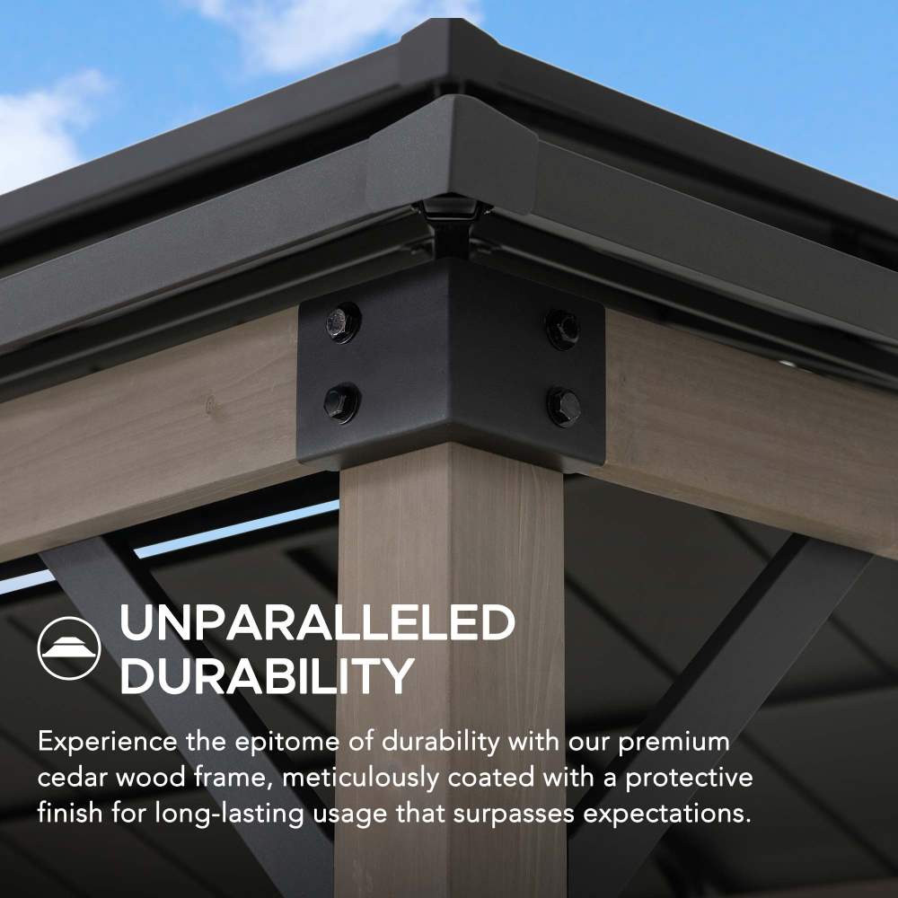 Pro-Grill Timber Solar Station - Brown, 8x12