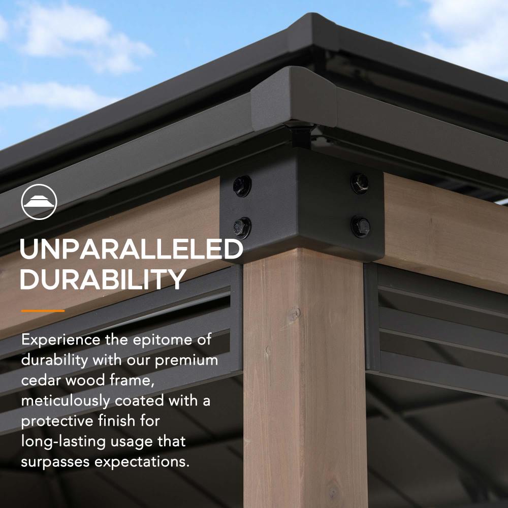 Pro-Grill Timber Fenced Solar Station, 8x12