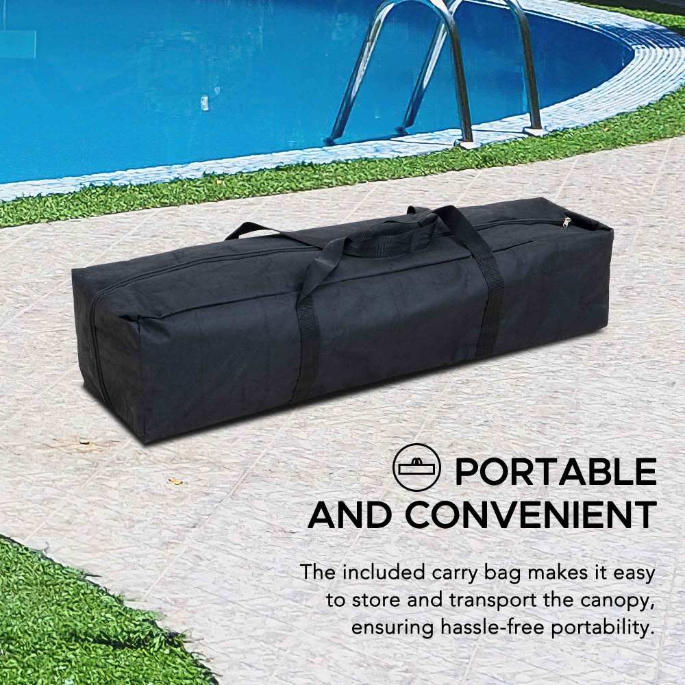 Aquasis Floating Pool Gazebo, 10×10 - Deep Navy