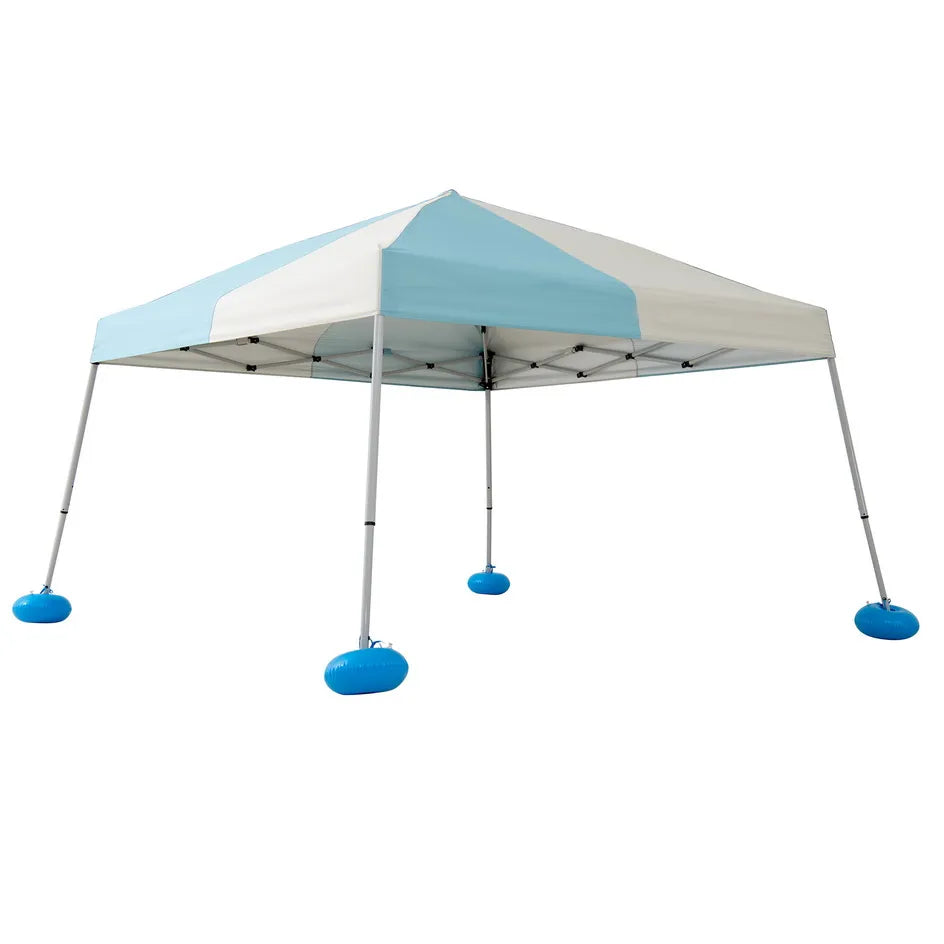 Aquasis Floating Pool Gazebo, 10×10 - Gray / Cerulean