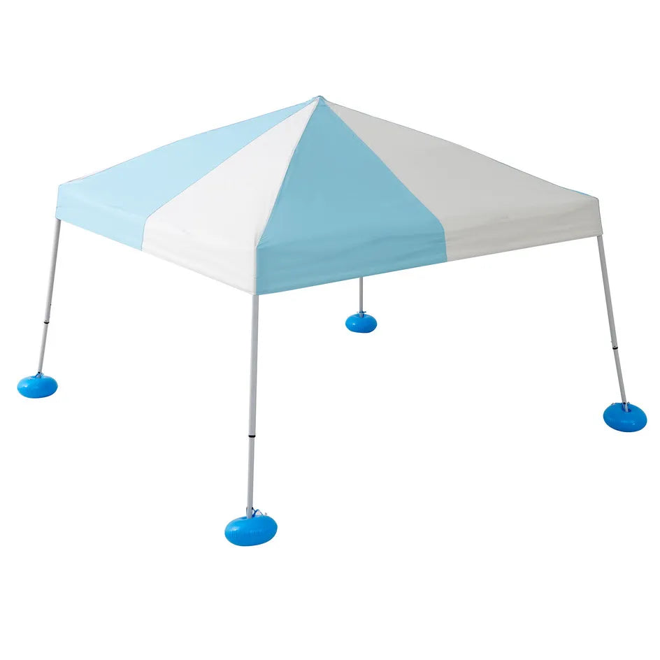 Aquasis Floating Pool Gazebo, 10×10 - Gray / Cerulean
