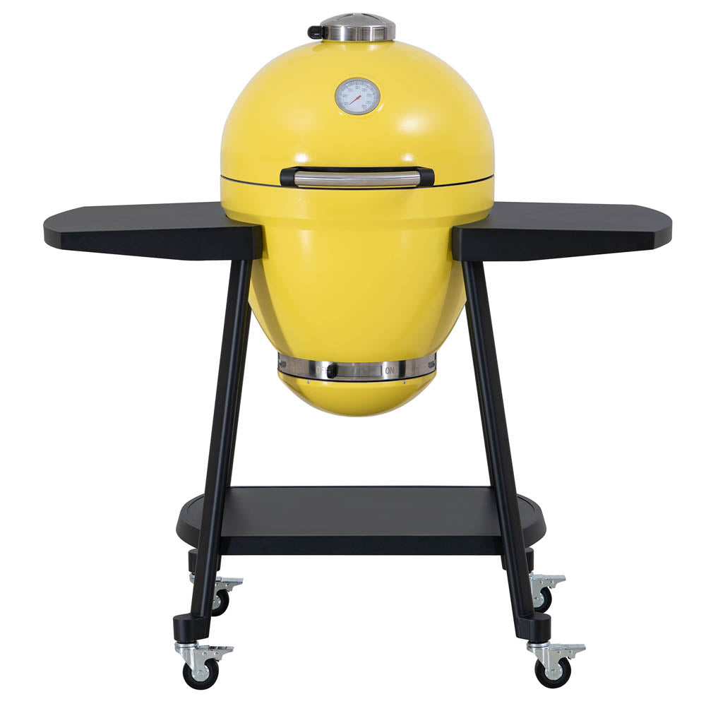 Pinnacle Egg-Shaped Charcoal Grill & Smoker 20" - Citron Yellow