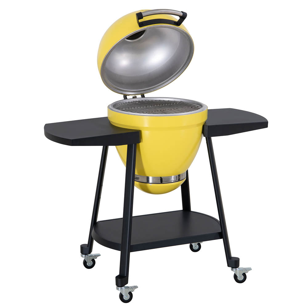 Pinnacle Egg-Shaped Charcoal Grill & Smoker 20" - Citron Yellow
