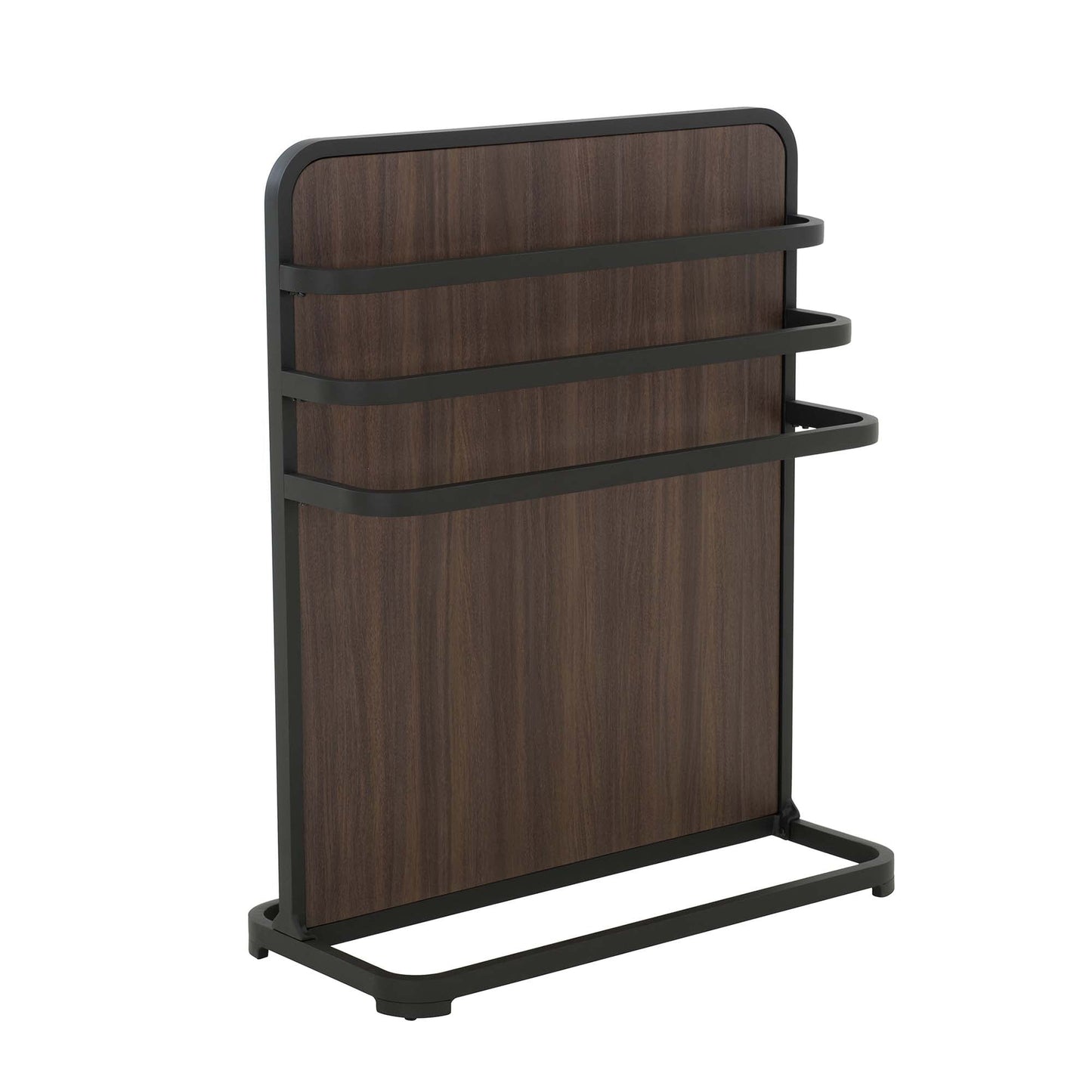 Poolside Drying Rack Towel Valet Holder with 3 Crossbars