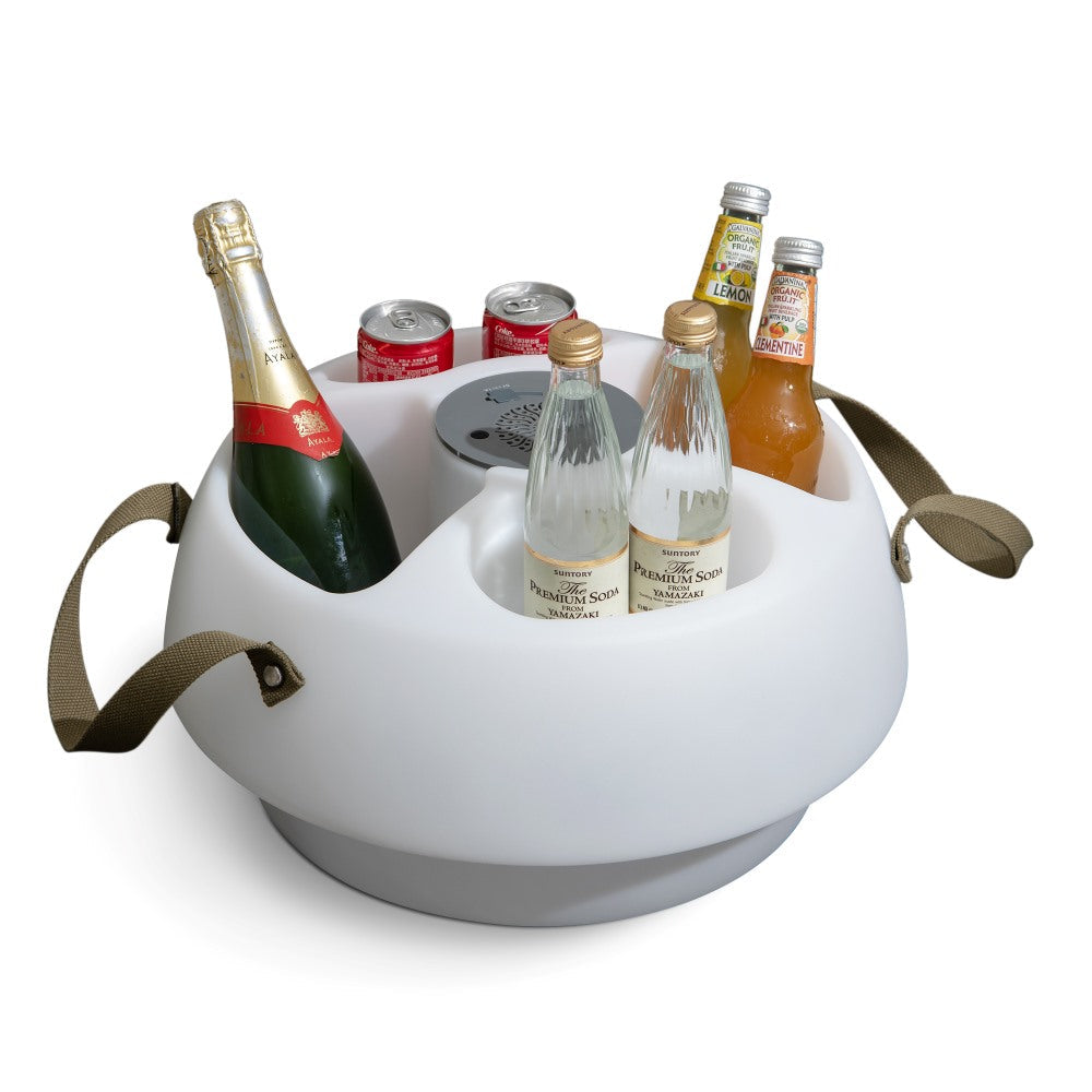 Floating Drink Holder with Ip66 Waterproof Bluetooth 5.0 Speaker