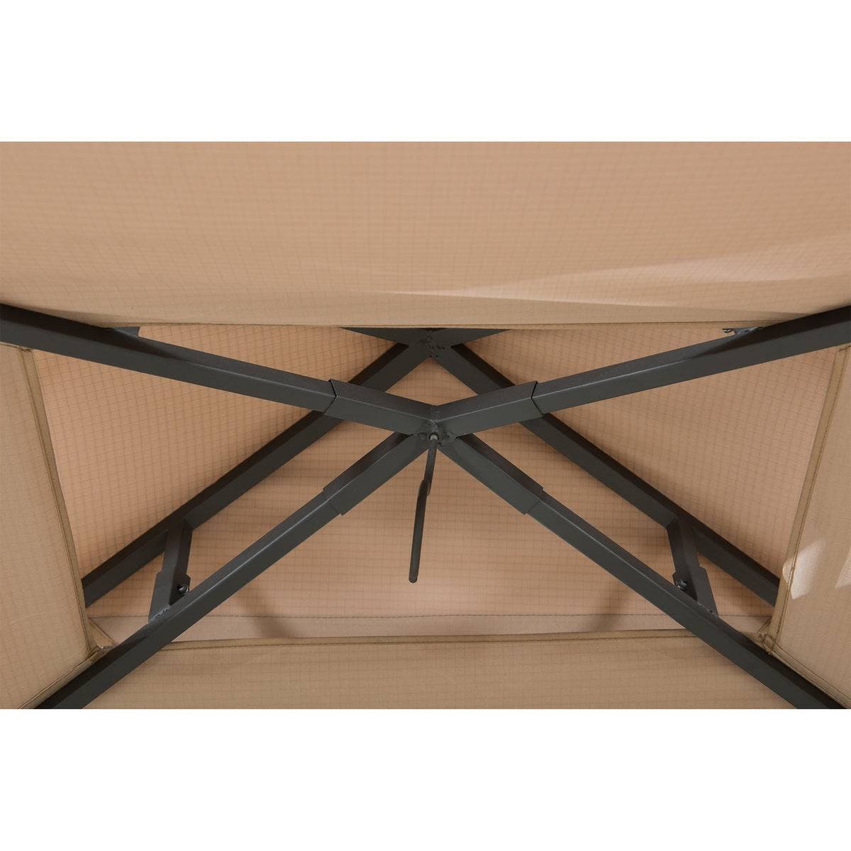Classic Double-Roof Soft-Top Grill Station, 8x5