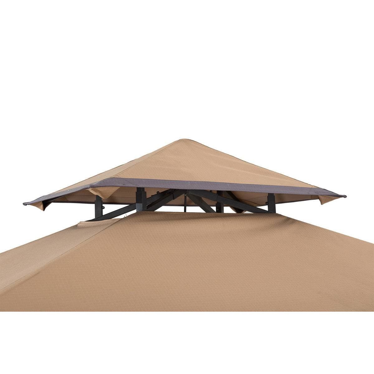 Classic Double-Roof Soft-Top Grill Station, 8x5