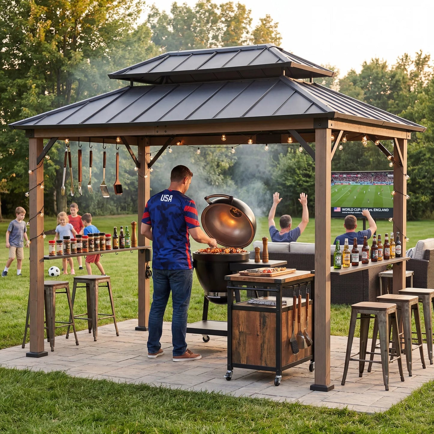 Pro-Grill Performance Station - Brown, 8x12