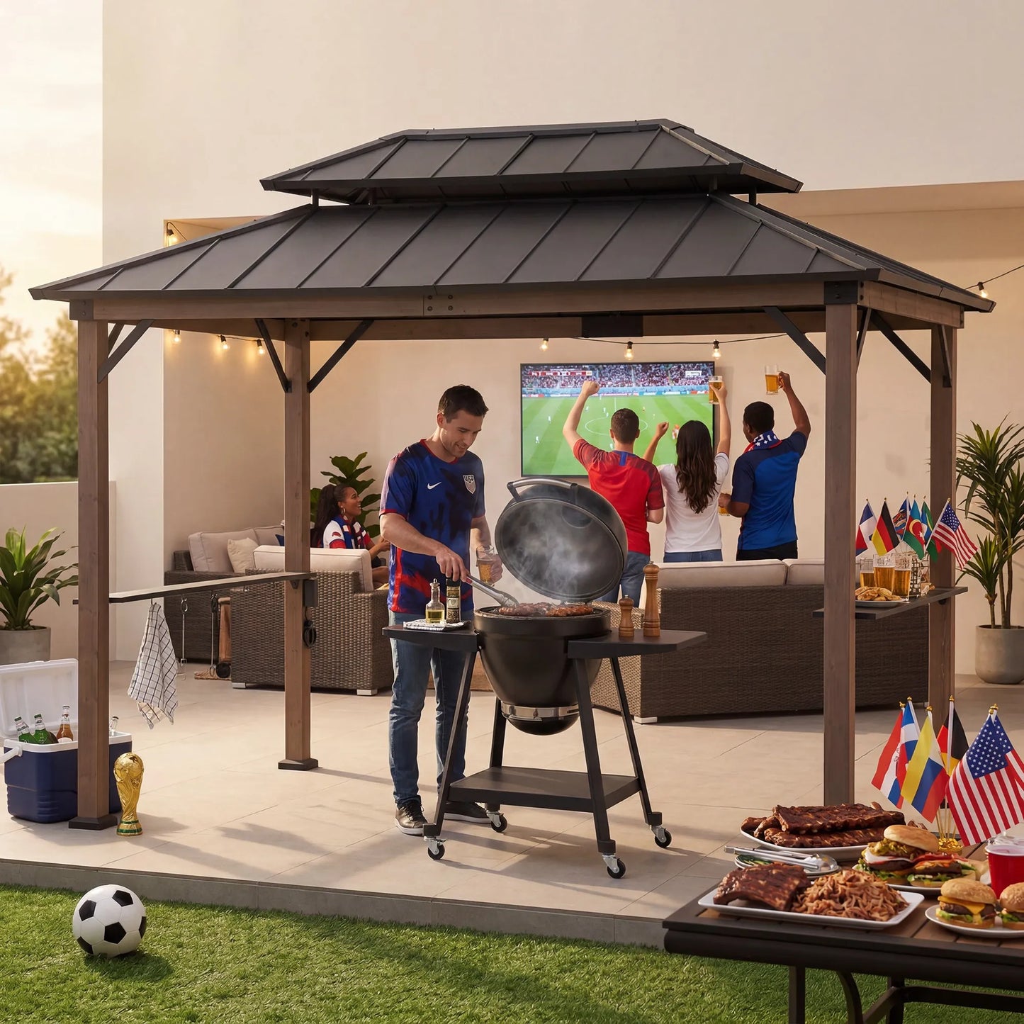 Pro-Grill Performance Station - Brown, 8x12