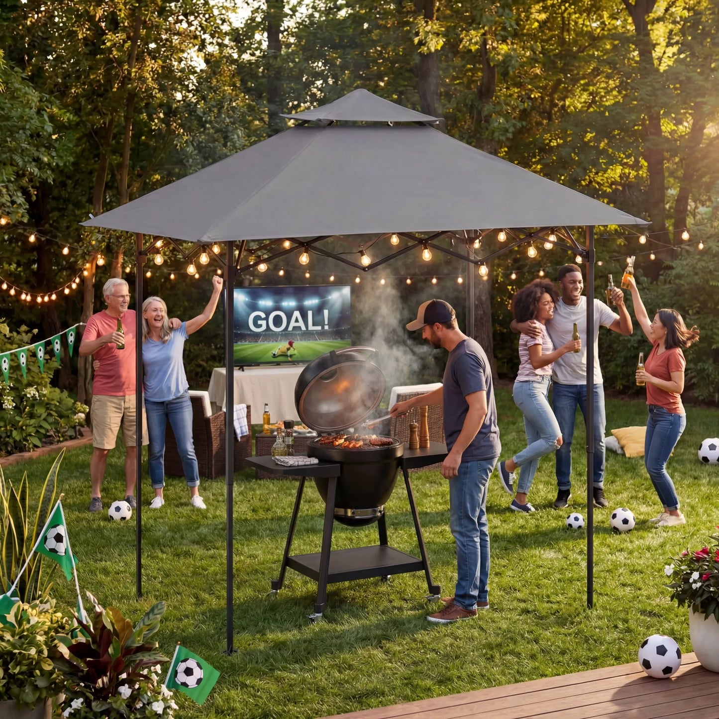Nomad Portable Grill Station - Gray, 8x5
