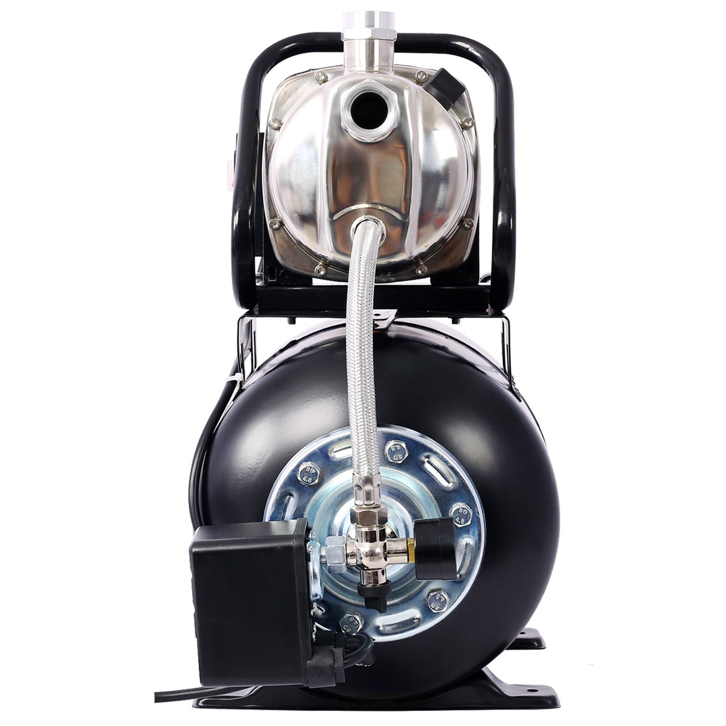 1.6HP Shallow Well Pump with 5-Gallon Pressure Tank – Automatic Water Booster, Garden &amp; Irrigation Pump
