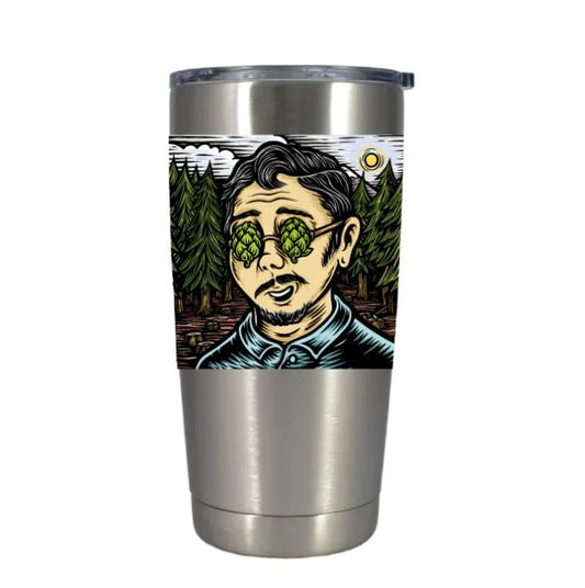 20 oz. JOE Triple Insulated Tumbler – Brushed Stainless Steel with Lid