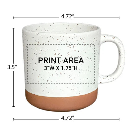 13 oz Classic White Ceramic Mug