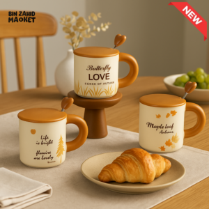 Ceramic Mug with Autumn Design