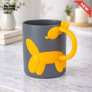 Ceramic Mug with Balloon Dog Design