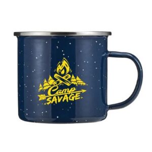 17oz Classic Blue Enamel Camp Mug