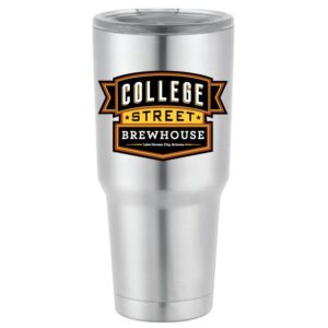 Java 30 oz. Adventure Tumbler – Stainless Steel with Clear Lid