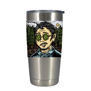 20 oz. JOE Triple Insulated Tumbler – Brushed Stainless Steel with Lid