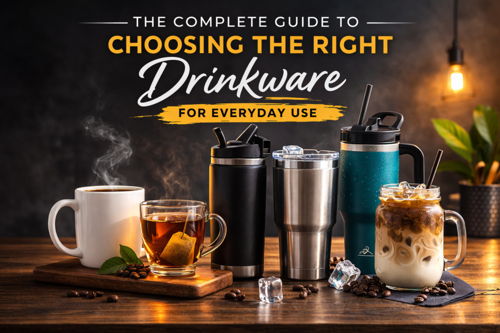 The Complete Guide to Choosing the Right Drinkware for Everyday Use